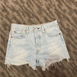 Levi’s light Wash Denim Cutoff Shorts